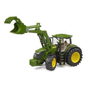 Bruder Traktor John Deere 7R 350 s čelným nakladačom