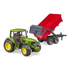 Bruder traktor John Deere a sklápač, Bruder