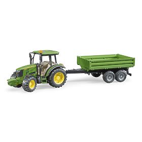 Bruder Traktor John Deere s prívesom, Bruder