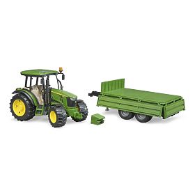 Bruder Traktor John Deere s prívesom, Bruder