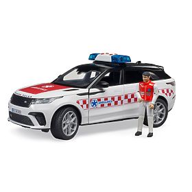 Bruder Záchranné zdravotnícke vozidlo Range Rover Velar s vodičom, Bruder