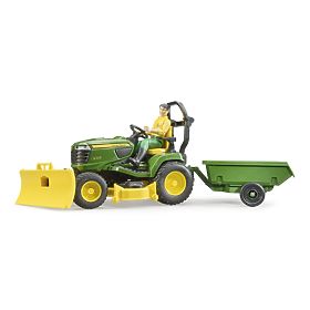 Bruder Záhradný traktor John Deere X949 so záhradníkom, Bruder