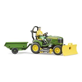 Bruder Záhradný traktor John Deere X949 so záhradníkom