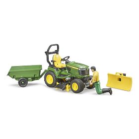 Bruder Záhradný traktor John Deere X949 so záhradníkom, Bruder