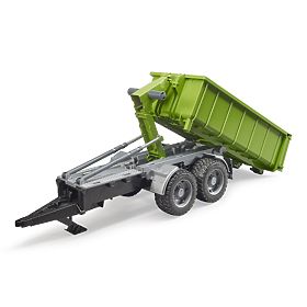 Bruder Zelený voz s vyklápacím kontajnerom mierka: 1:16