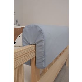 Chránič na posteľ Ourbaby - Jersey - Svetlosivý