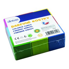Detoa Farebné kocky 9 ks, Detoa