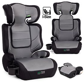 Detská autosedačka 2v1 podložka i-SIZE výška 100-150 cm držiak na nápoje ECOTOYS, EcoToys