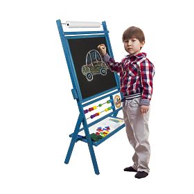 Detská magnetická tabuľa modrá, 3Toys.com