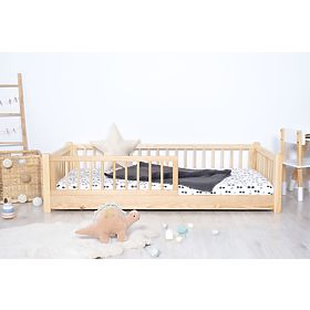 Detská nízka posteľ Montessori Ourbaby - prírodná, Ourbaby®