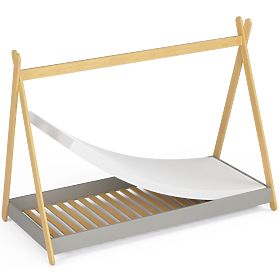 Detská posteľ 180x80 GEM s matracom sivá