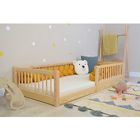 Detská posteľ Montessori Woodie Plus - prírodná, Ourbaby®