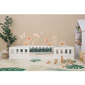 Detská posteľ Ourbaby Meadow 2 zábradlia - biela, Ourbaby®