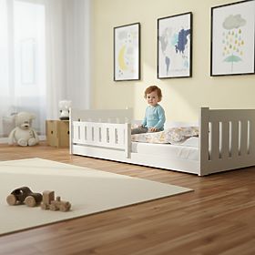 Detská posteľ Tom - biela, nízka, BANABY