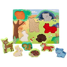 Dotyková skladačka 3D Lesné zvieratá, AdamToys