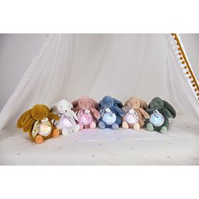 Doudou Hracia skrinka s projekciou Zajačik biely, Doudou et Compagnie Paris