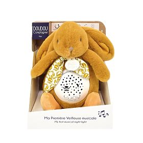 Doudou Hracia skrinka s projekciou Zajačik hnedý, Doudou et Compagnie Paris