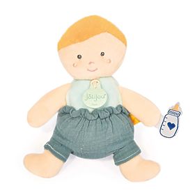 Doudou Jolijou Bábika 18 cm zelená, Doudou Jolijou Paris