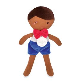 Doudou Jolijou Bábika Enzo 16 cm modrá, Doudou Jolijou Paris