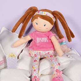 Doudou Jolijou Bábika LES PIPELLETTES 25 cm 1 ks