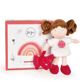 Doudou Jolijou Bábika Miss Blanche 21 cm, Doudou Jolijou Paris