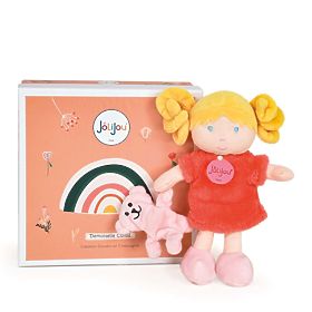 Doudou Jolijou Bábika Miss Coral 21 cm, Doudou Jolijou Paris