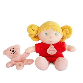 Doudou Jolijou Bábika Miss Coral 21 cm, Doudou Jolijou Paris