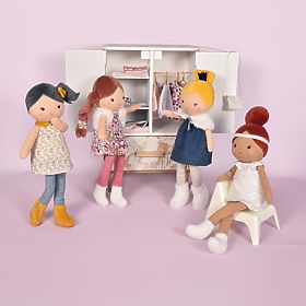 Doudou Jolijou Bábiky Najlepšie kamarátky 25 cm, Doudou Jolijou Paris