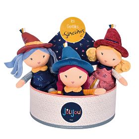 Doudou Jolijou Látkové bábiky Čarodejnice 24 cm, Doudou Jolijou Paris