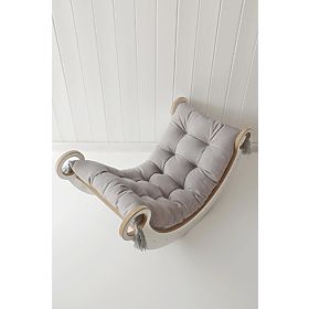 Drevená hojdačka Montessori S - biela, baby wood