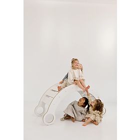 Drevená hojdačka Montessori XL - biela, baby wood