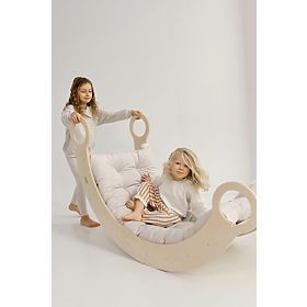 Drevená hojdačka Montessori XL - prírodná, baby wood