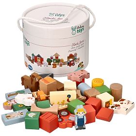 Drevené kocky - Dobrodružstvo na farme, AdamToys