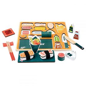 Drevené Sushi - 3D puzzle