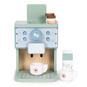 Drevený detský kávovar baristická sada 8 kusov ECOTOYS, EcoToys
