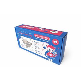 2Kids Toys Detská textilná hojdačka 100% bavlna béžová