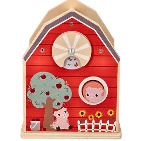 Farma Drevený triedič s kockami, AdamToys