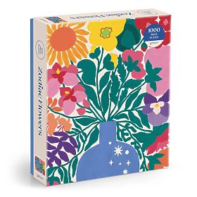Galison Puzzle Kvety zverokruhu 1000 dielikov, Galison