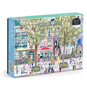 Galison Puzzle Mačky v meste Michael Storrings 1000 dielikov, Galison