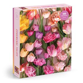 Galison Puzzle Pominuteľné tulipány 1000 dielikov, Galison