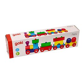 GOKI farebný vlak Peru vagóniky na magnety, Goki