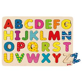 Goki Puzzle ABC skladačka abeceda - veľké písmená, Goki