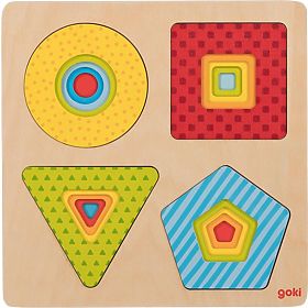 Goki vrstvené geometrické puzzle, Goki