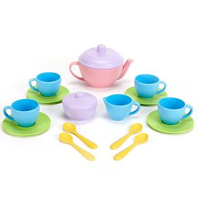 Green Toys Čajový set Pink 17 ks, Green Toys