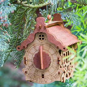 iDventure 3D drevená skladačka hlavolamu Šťastný nový rok