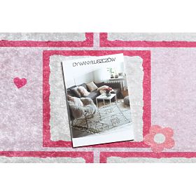 JUNIOR 51828.802 umývací koberec poskok, baletka pre deti protišmykový - ružový, F.H.Kabis