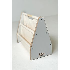 Knižnica XS - biela, baby wood