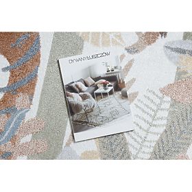 Koberec BONO 8426 kruh Jungle, divoké zvieratá krémová / tmavo zlatá, F.H.Kabis