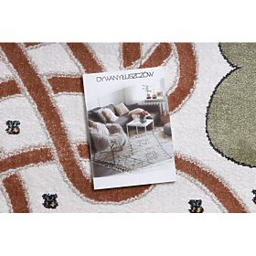 Koberec FUN Honey pre deti, medveď, včely krém