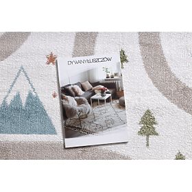 Koberec FUN Polar pre deti, ulice, les, krém, F.H.Kabis